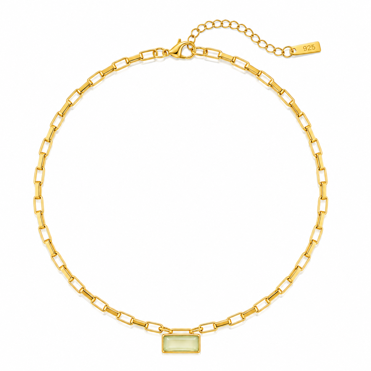 Collier Lumière méditerranéenne - Prehenite
