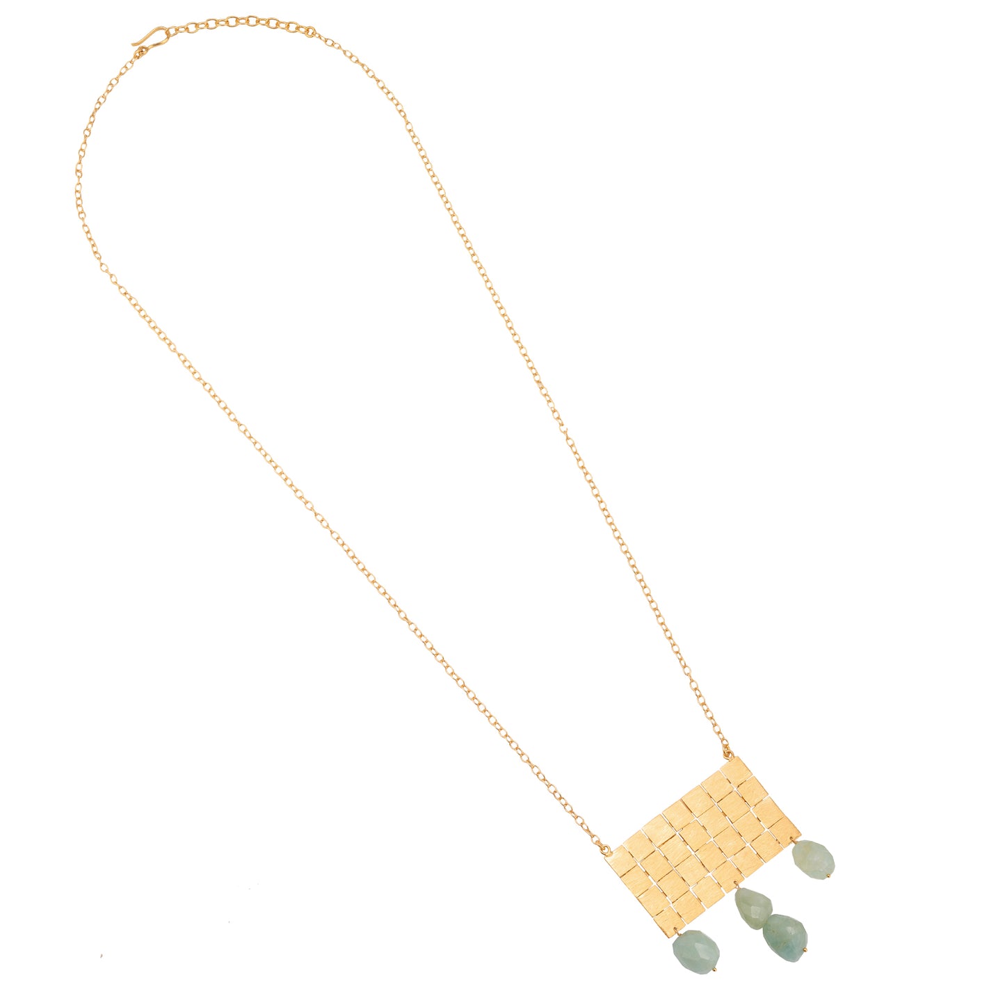 MILANO AQUA PENDANT NECKLACE