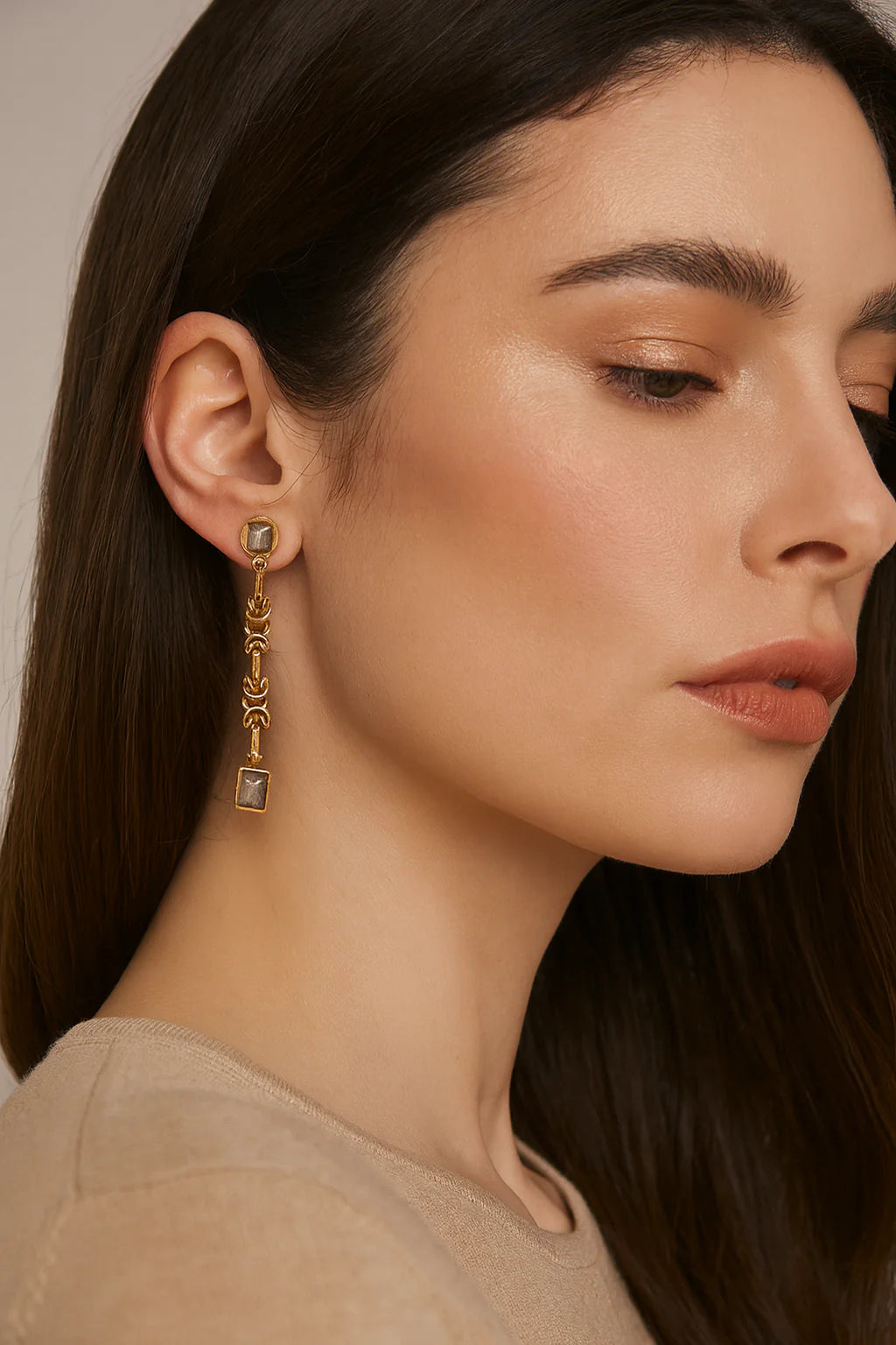 Boucles d’oreilles Vesti - Labradorite