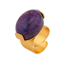Load image into Gallery viewer, CONSTANTINOPLA PURPLE MOHAVE BAGUE/RING
