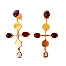 Load image into Gallery viewer, BYZANTIUM PEARL EARRINGS