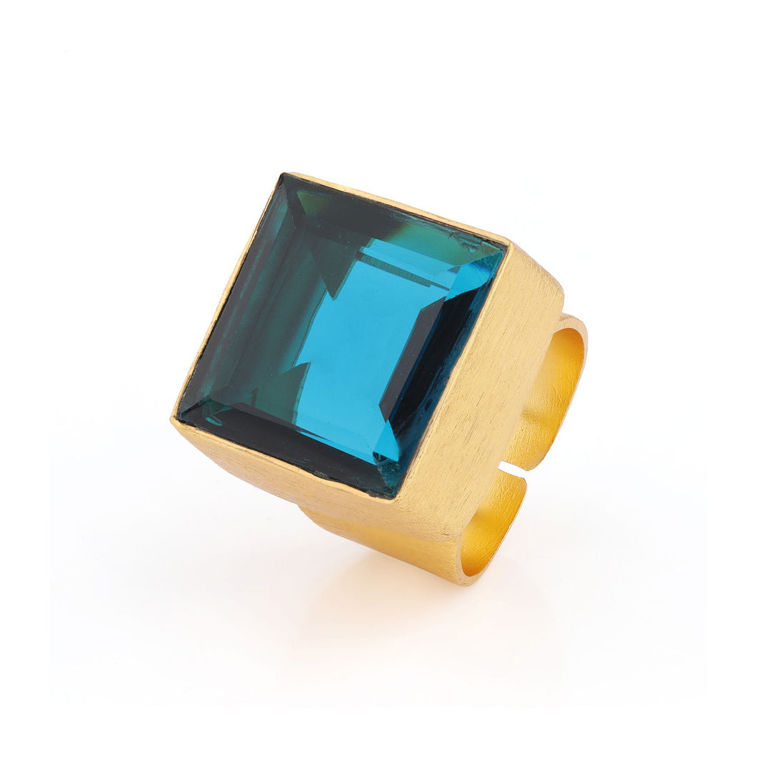 CUBE APATITE RING