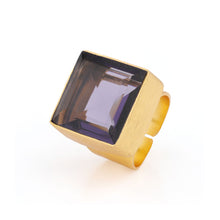 Load image into Gallery viewer, CUBE IOLITE RING