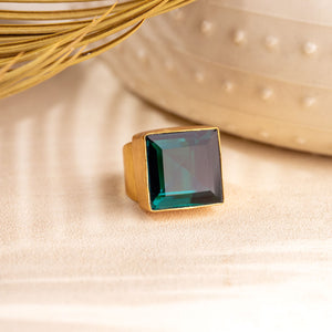 CUBE APATITE RING