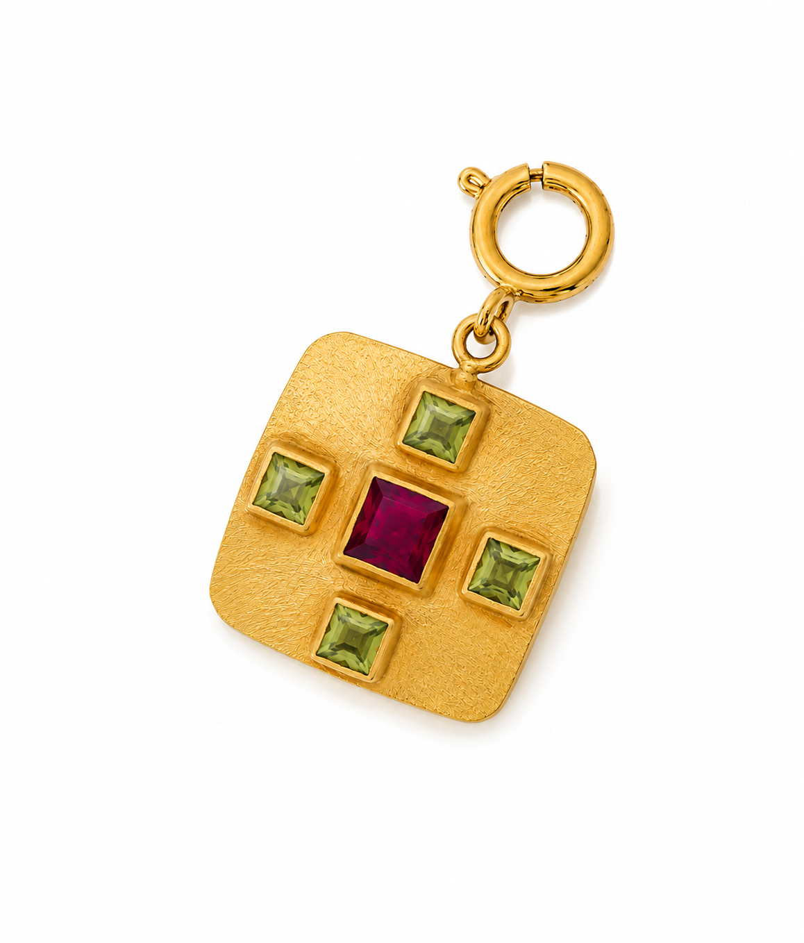 Charm Byzantium - Grenat & Peridots