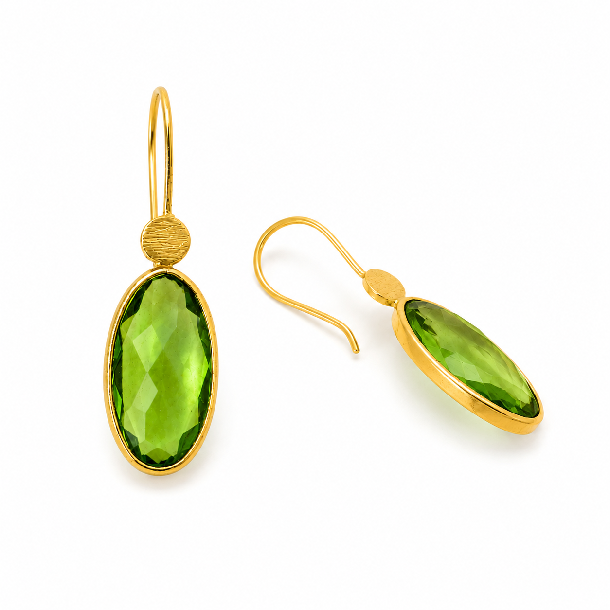 Boucles d'oreilles Aphrodite - Peridot