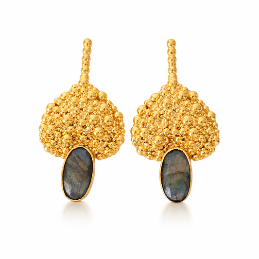 Boucles d’oreilles SAMARCANDE · Labradorite