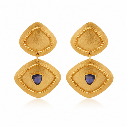 Boucles d’oreilles Nyx - Iolite