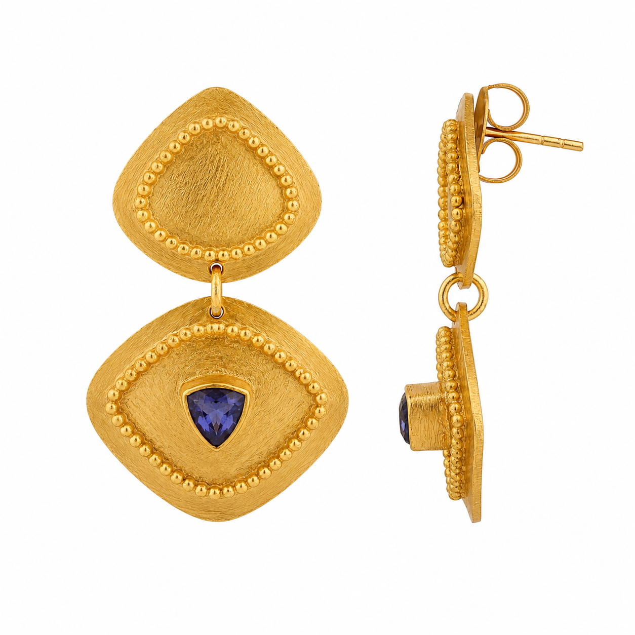 Boucles d’oreilles Nyx - Iolite
