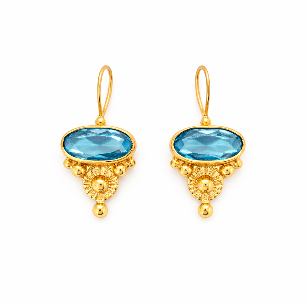Boucles d’oreilles RENAISSANCE – Apatite