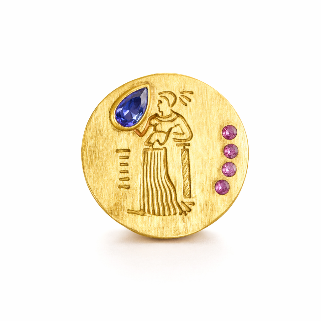 Bague Helena – Iolite - Tourmalines