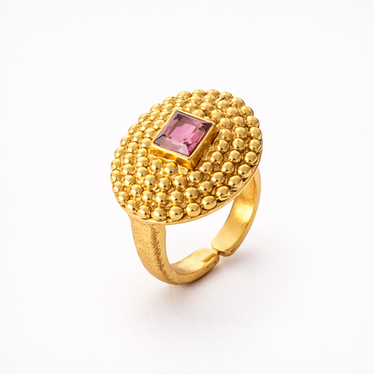 Bague Samarcande – Tourmaline rose