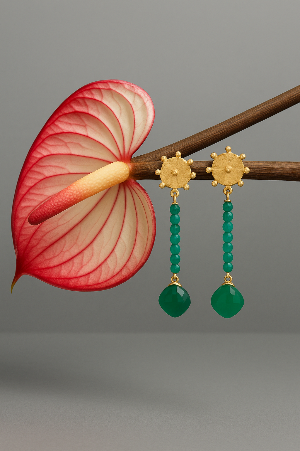 Boucles d’oreilles OSIRIS – Onyx vert