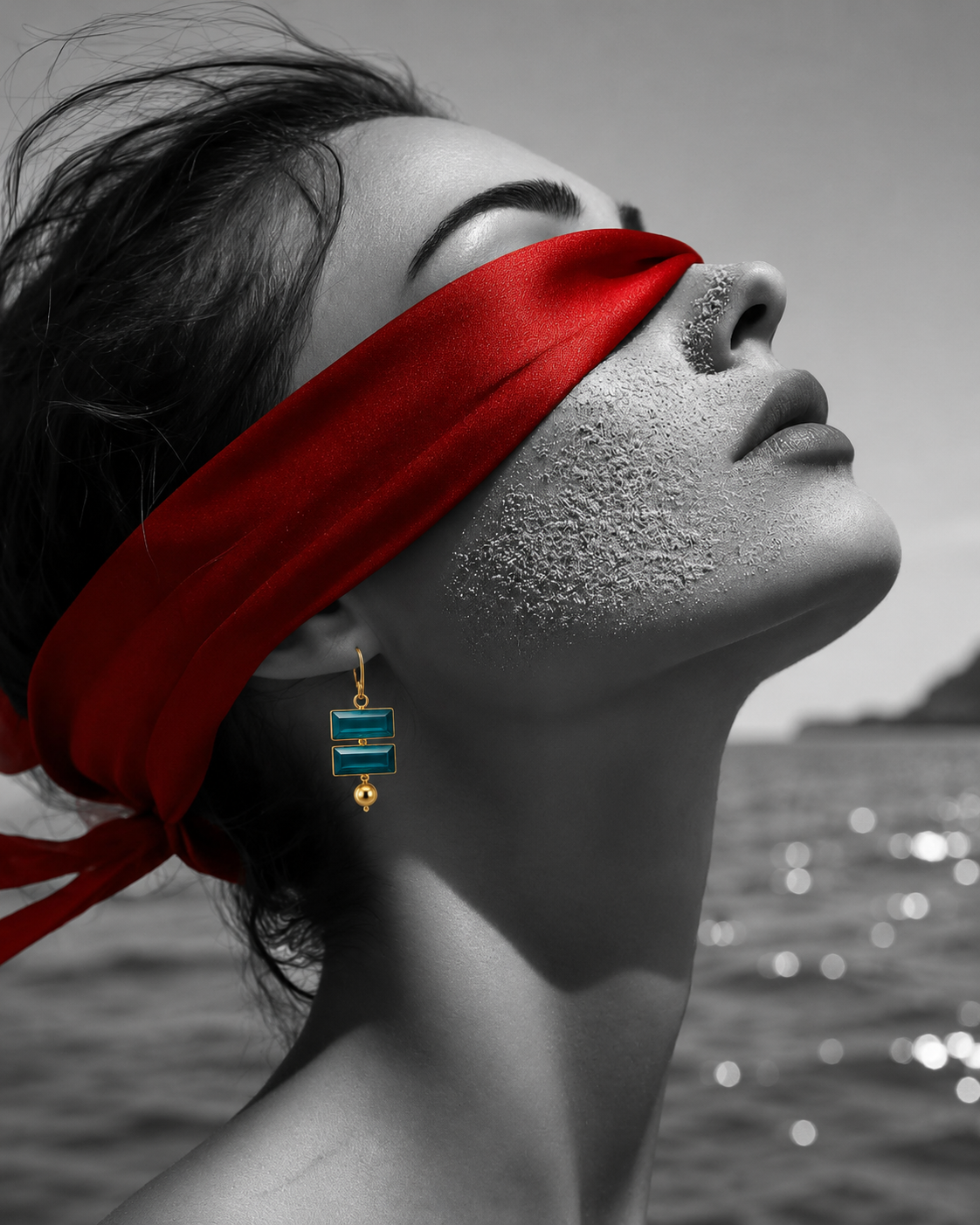 Boucles d'oreilles Selene- Apatite