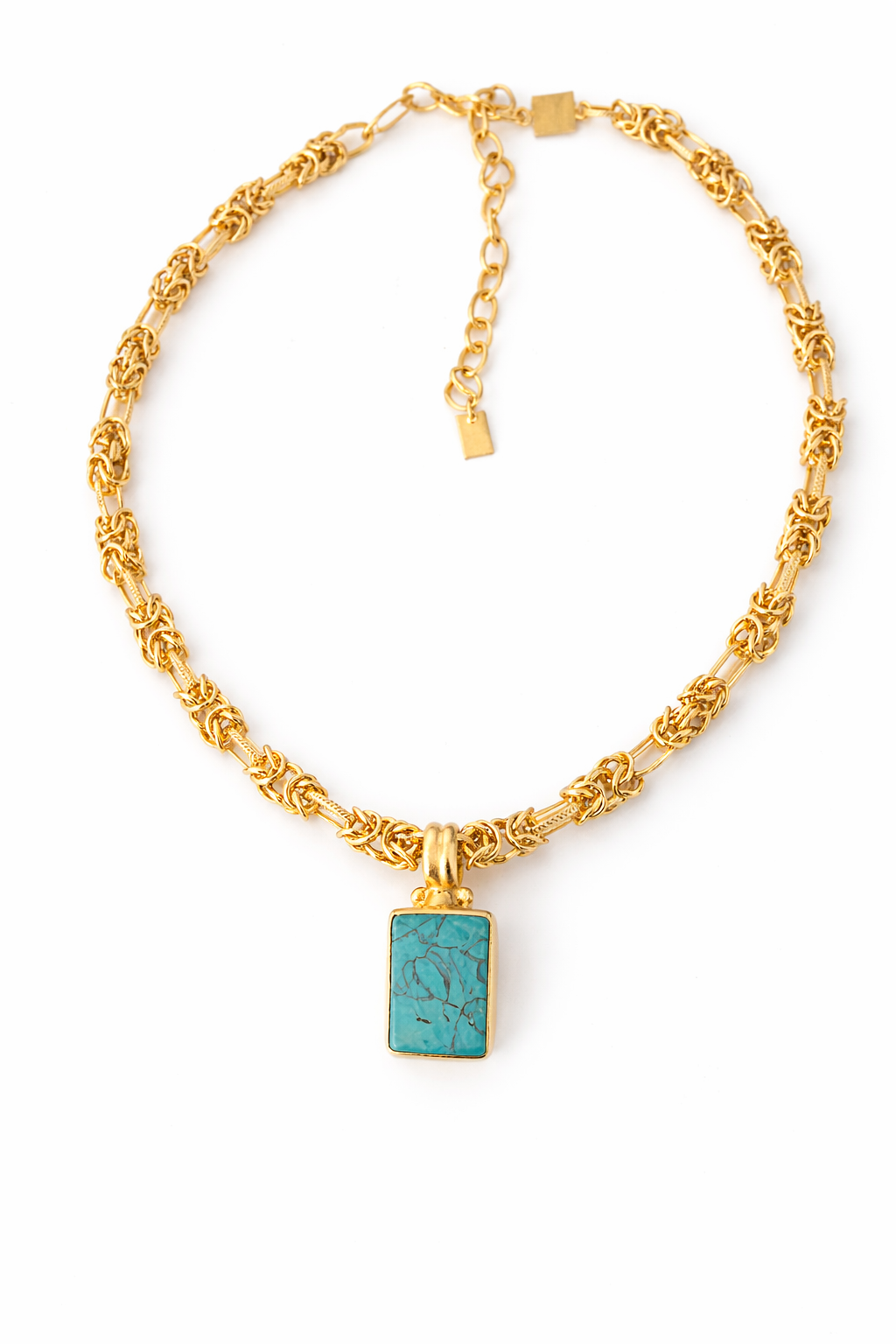 Collier Amulet- Turquoise