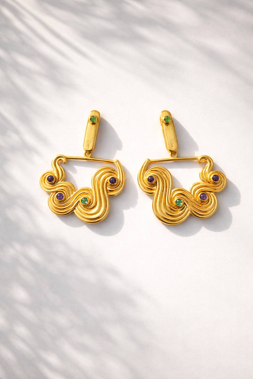 Boucles d’oreilles Oasis- Multi pierre