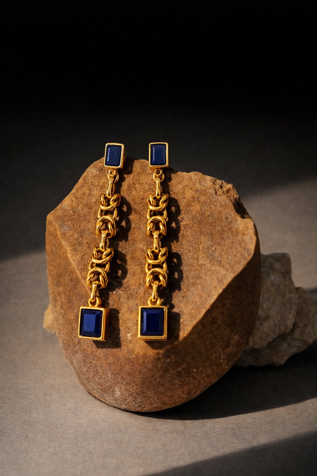 Boucles d’oreilles Vestige – Lapis Lazuli