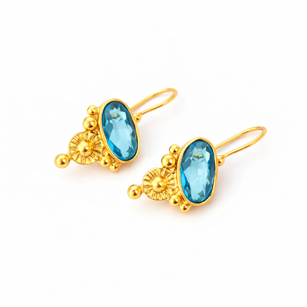 Boucles d’oreilles RENAISSANCE – Apatite