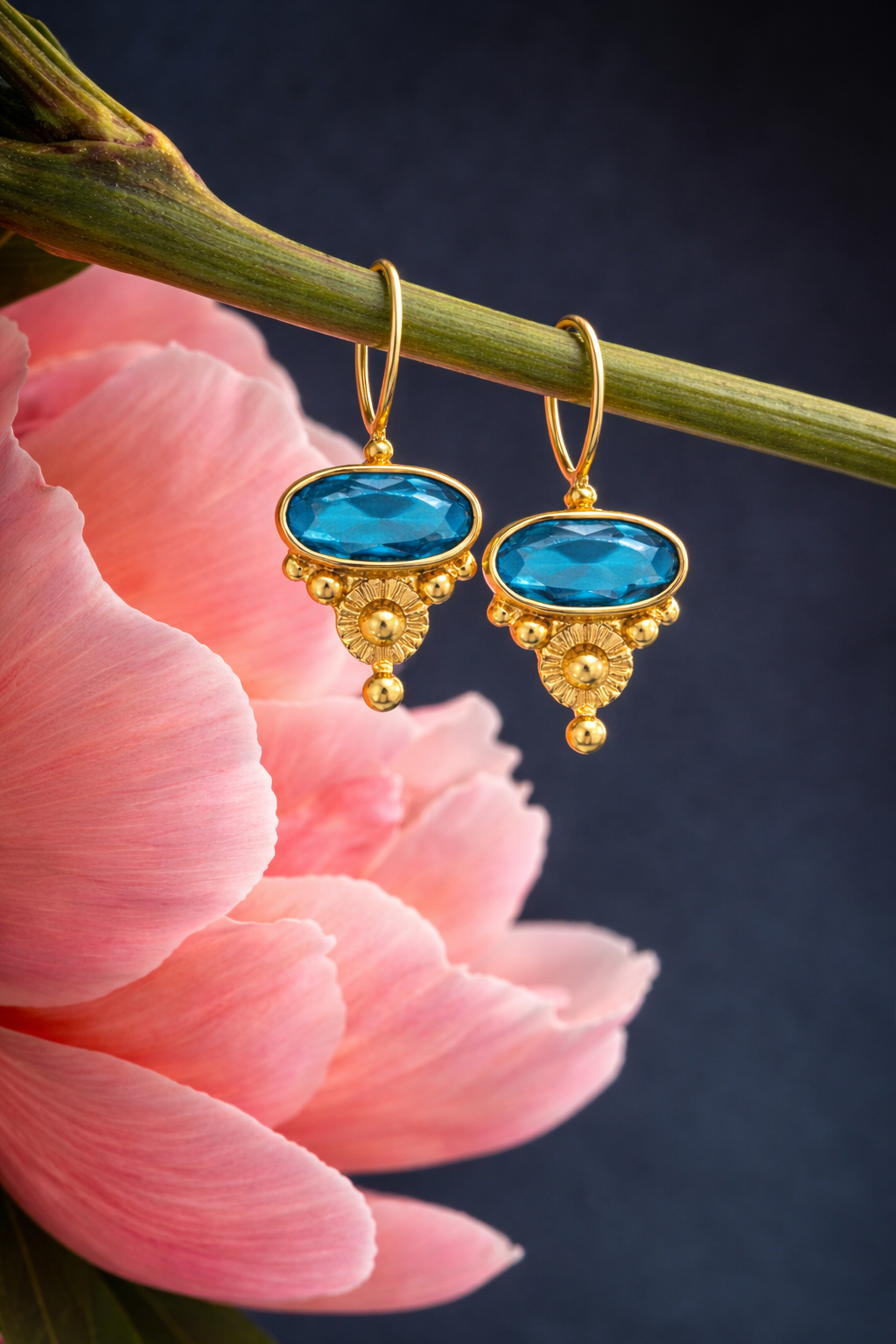 Boucles d’oreilles RENAISSANCE – Apatite