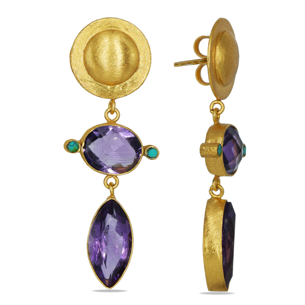 LEBANON QUARTZ BO/EARRINGS