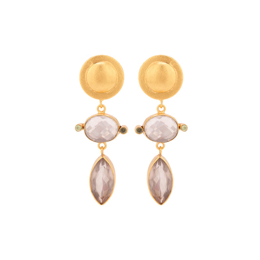 LEBANON QUARTZ BO/EARRINGS