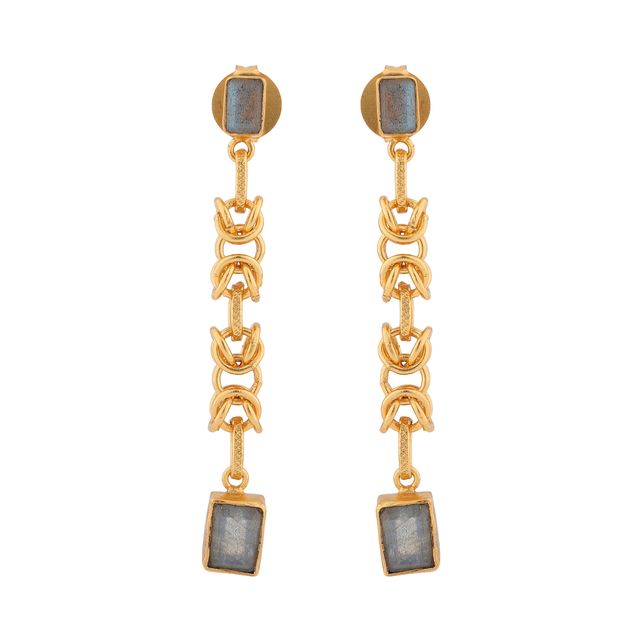 Boucles d’oreilles Vesti - Labradorite