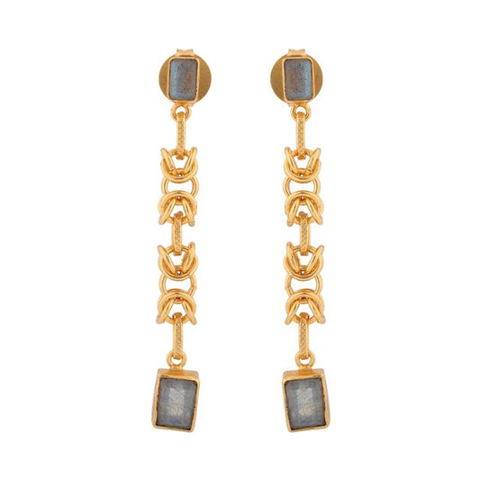 Boucles d’oreilles Vesti - Labradorite