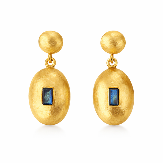 Pendientes RELICARIO Labradorite