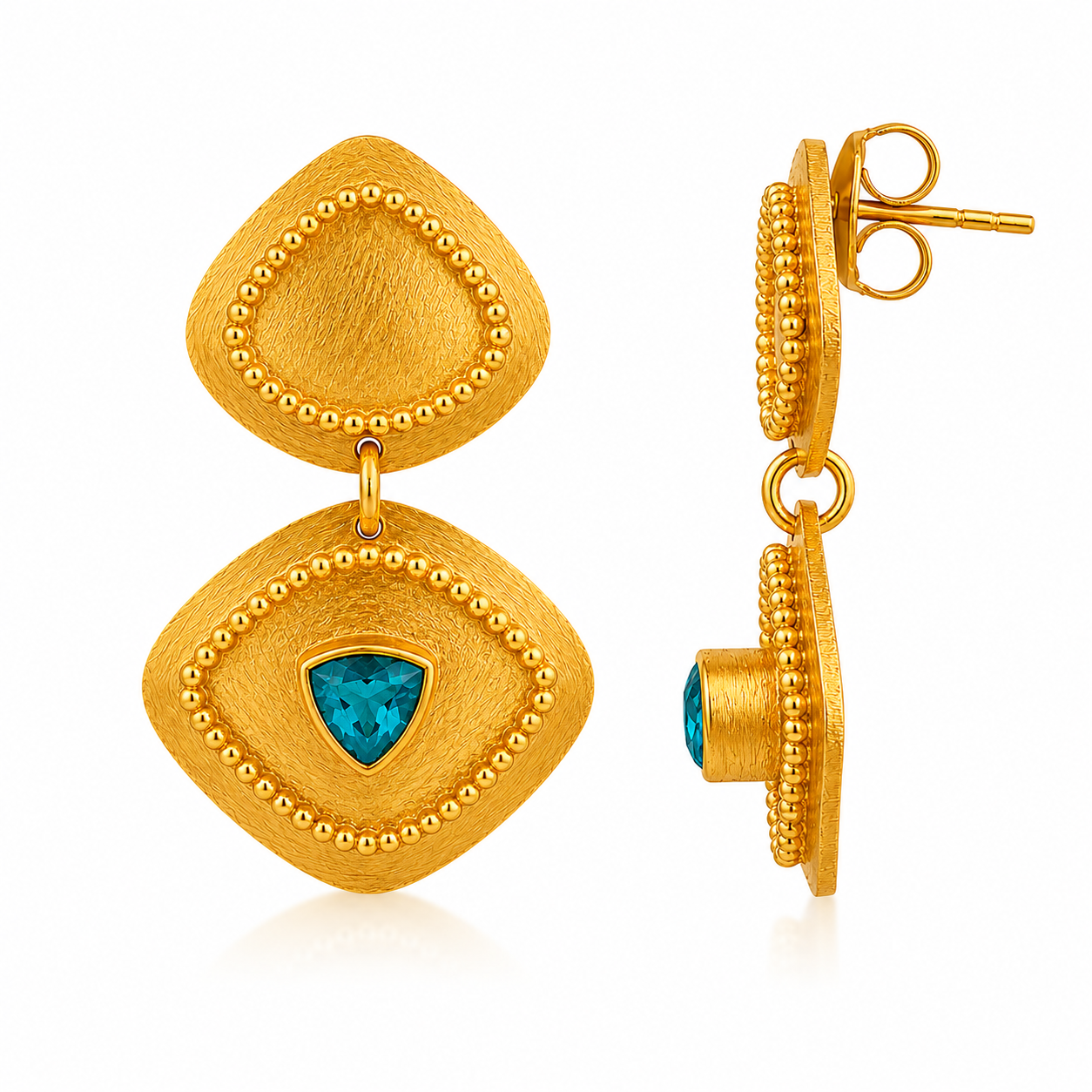 Boucles d’oreilles Nyx - Apatite