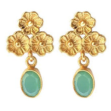 Load image into Gallery viewer, MARINGOLD AMAZONITE EARRINGS