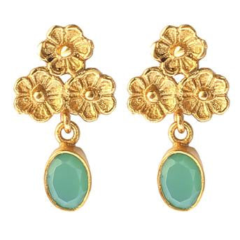 MARINGOLD AMAZONITE EARRINGS