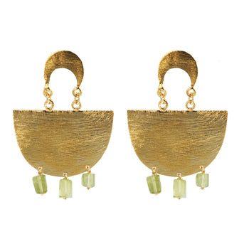 OLIMPIA PERIDOT EARRINGS