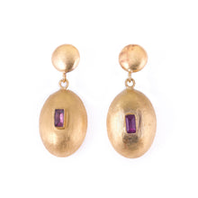 Load image into Gallery viewer, TORINO GRENAT BO/ GARNET EARRINGS