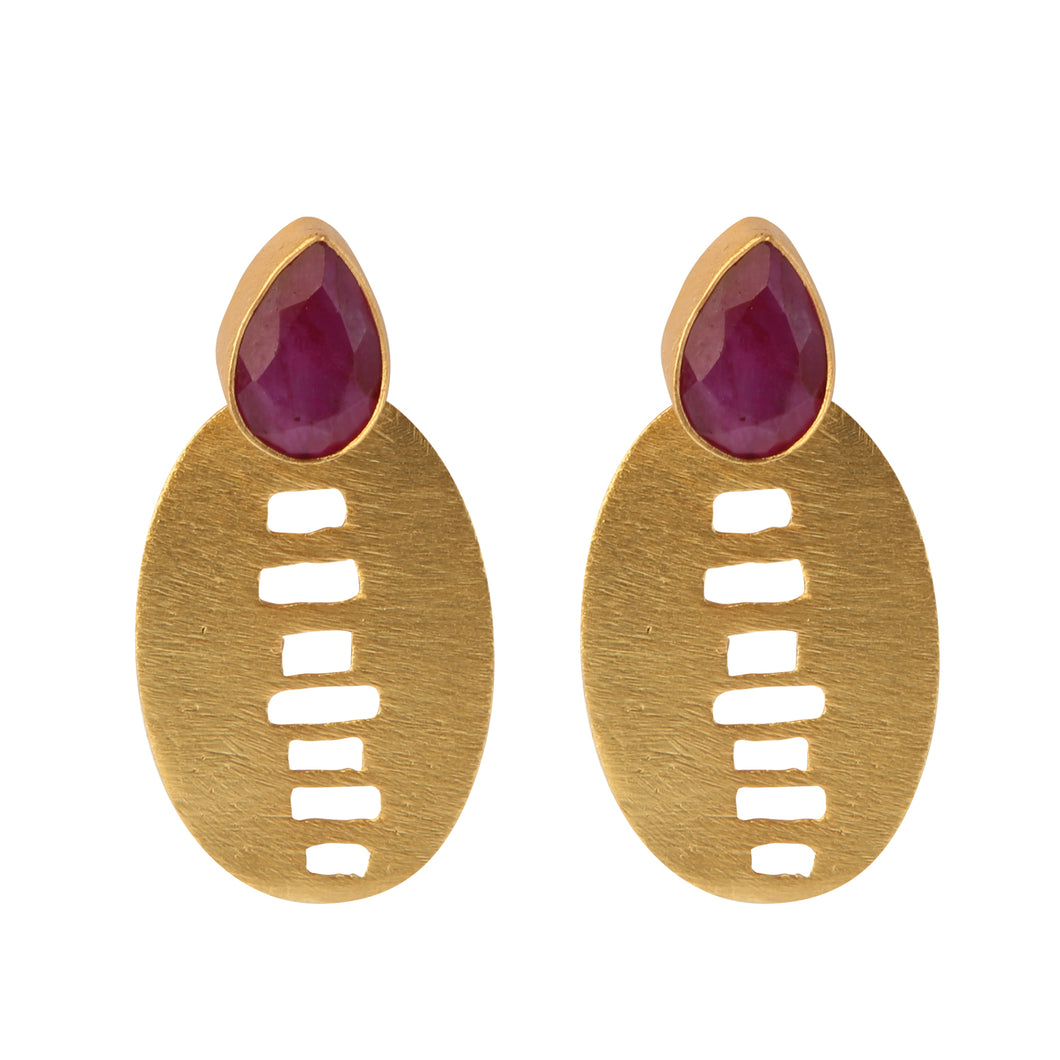 BARCINO RED EARRINGS