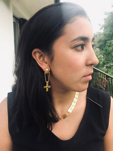 CRETA GARNET EARRINGS