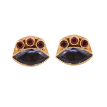 Load image into Gallery viewer, MALI IOLITE EARRINGS